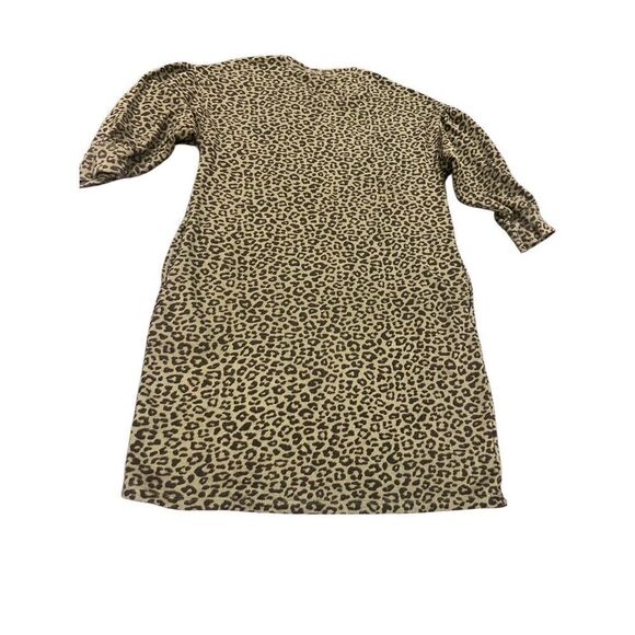 Time Tru Cheetah Shirt Dress size M - Picture 1 of 8